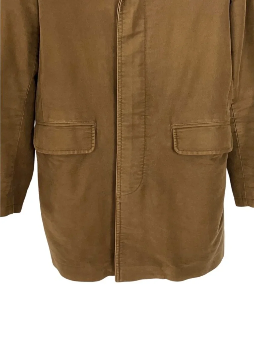 Banana Republic Mens Moleskin Car Coat S Brown Fall Fashion
